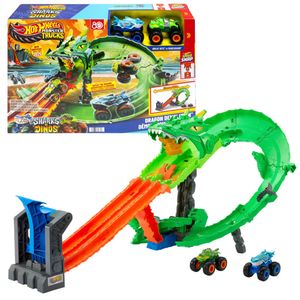 Hot Wheels Monster Trucks Dragon Demolition Playset